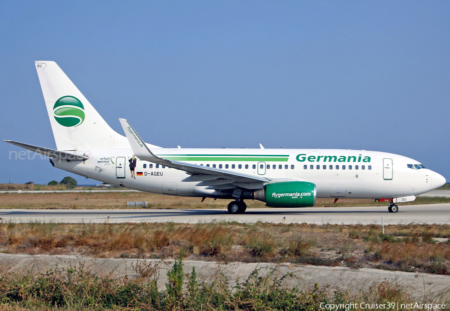 Germania Boeing 737-75B (D-AGEU) | Photo 292084