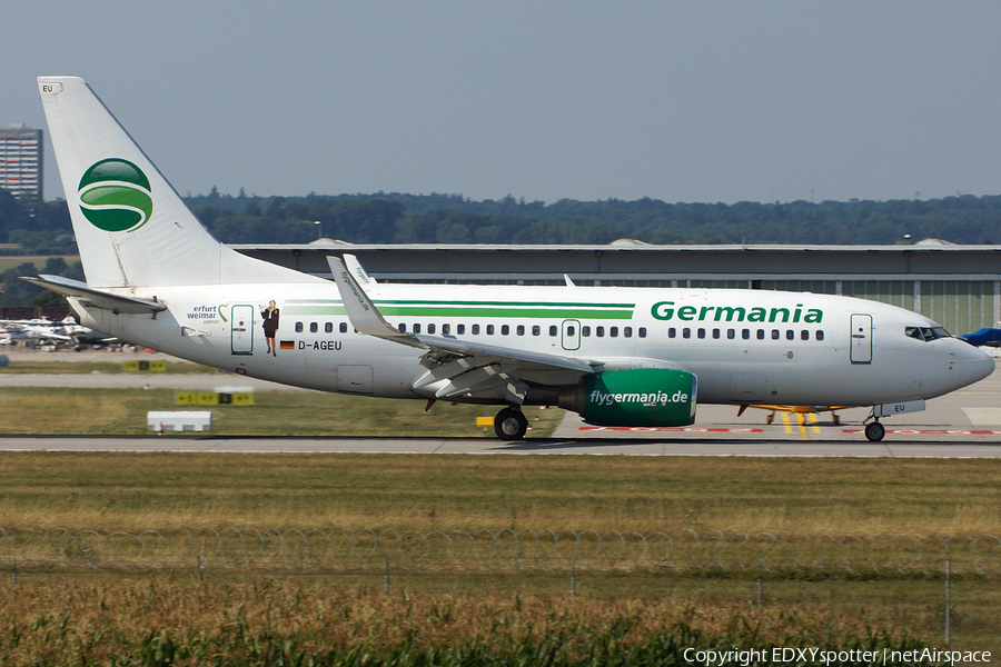 Germania Boeing 737-75B (D-AGEU) | Photo 275965