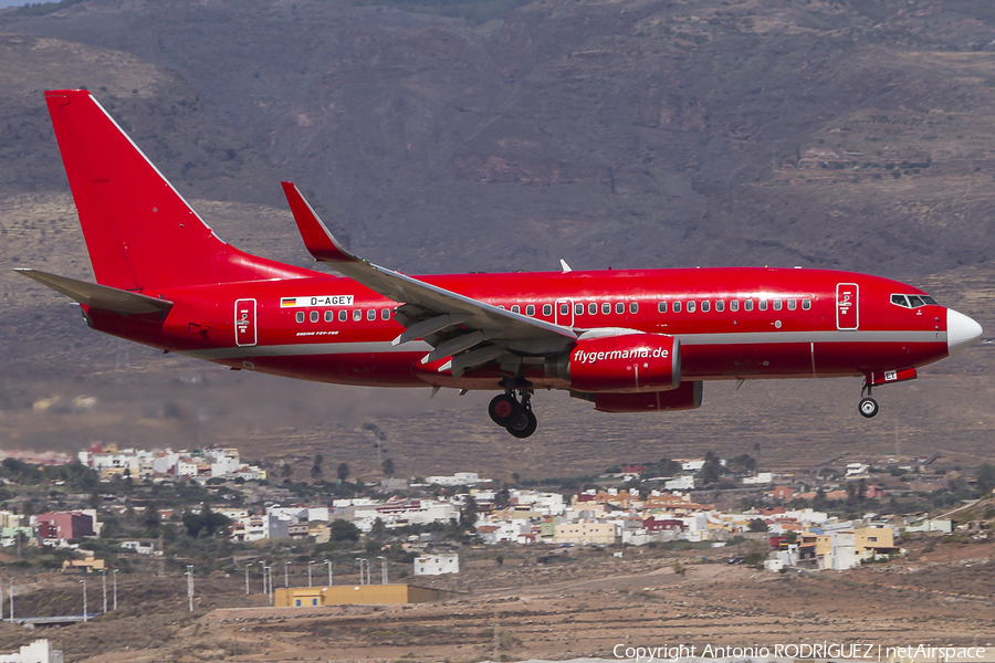 Germania Boeing 737-7L9 (D-AGEY) | Photo 150357