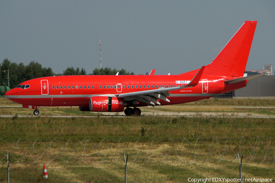 Germania Boeing 737-7L9 (D-AGEY) | Photo 275842