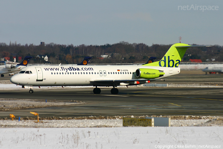 dba Fokker 100 (D-AGPA) | Photo 37638