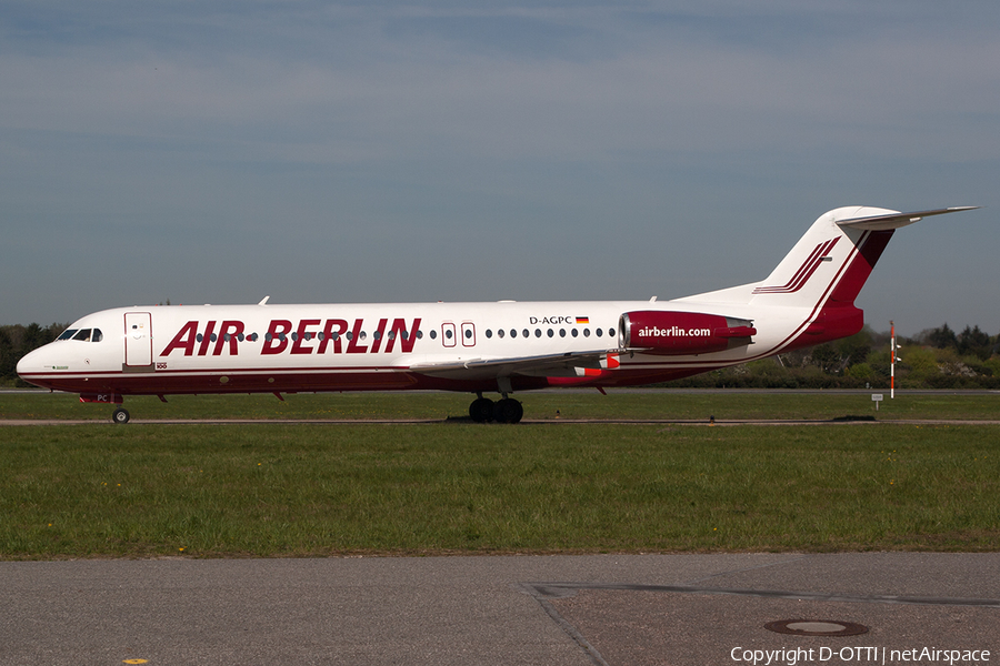 Air Berlin Fokker 100 (D-AGPC) | Photo 197884