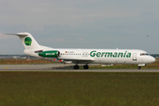 Germania Fokker 100 (D-AGPD) at  Frankfurt am Main, Germany
