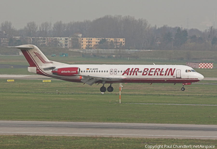 Air Berlin Fokker 100 (D-AGPE) | Photo 54126