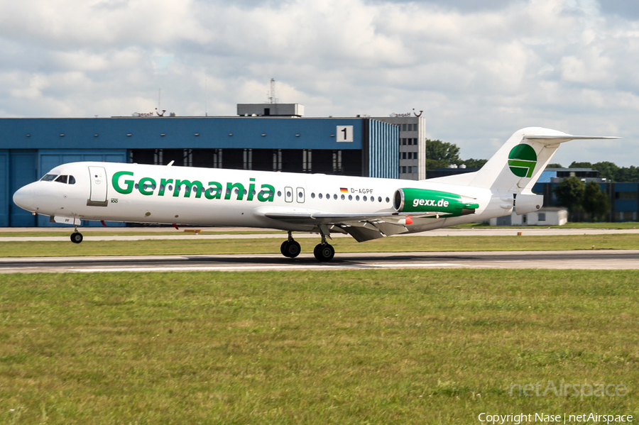 dba Fokker 100 (D-AGPF) | Photo 274089