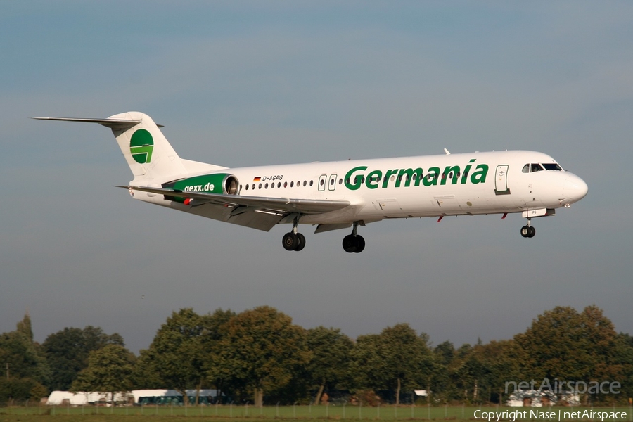 Germania Fokker 100 (D-AGPG) | Photo 274509