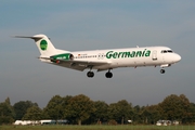 Germania Fokker 100 (D-AGPG) at  Hannover - Langenhagen, Germany