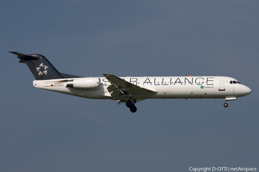 Contactair Fokker 100 (D-AGPH) | Photo 268838