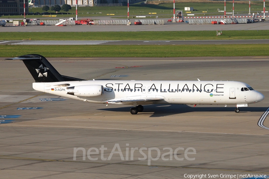 Contactair Fokker 100 (D-AGPK) | Photo 11712