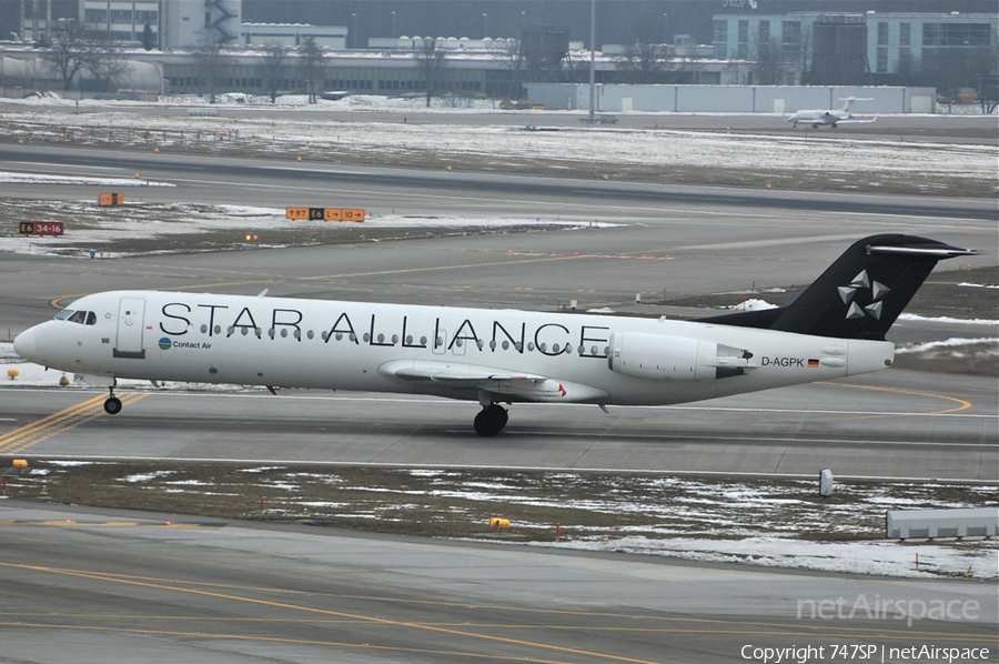 Contactair Fokker 100 (D-AGPK) | Photo 60341