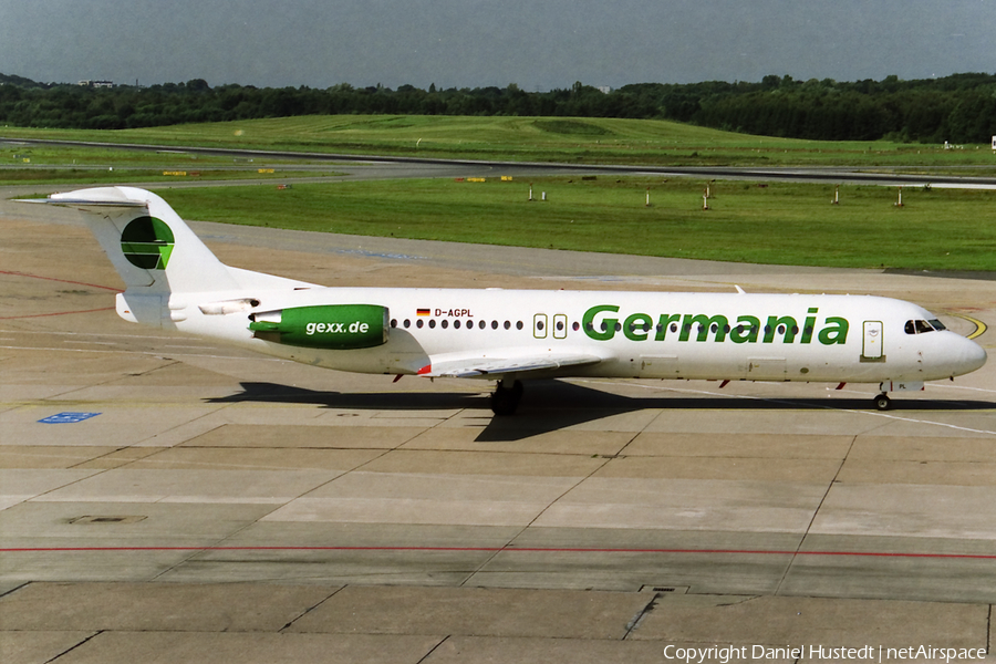 Germania Fokker 100 (D-AGPL) | Photo 425327