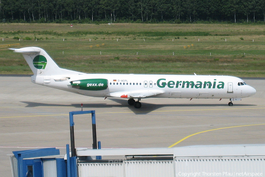 Germania Fokker 100 (D-AGPL) | Photo 64448