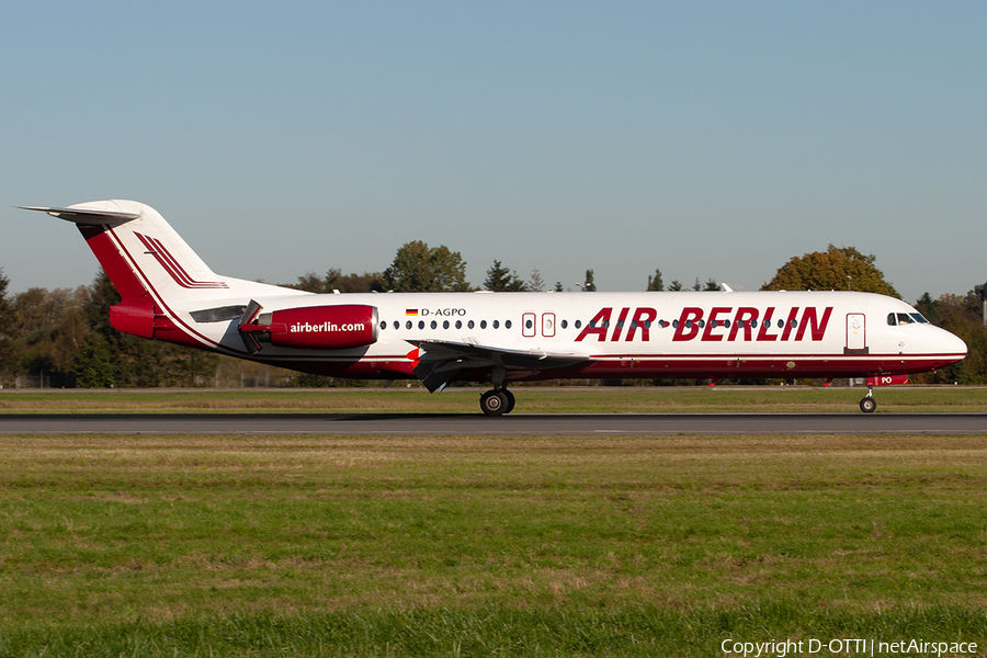 Air Berlin Fokker 100 (D-AGPO) | Photo 318385