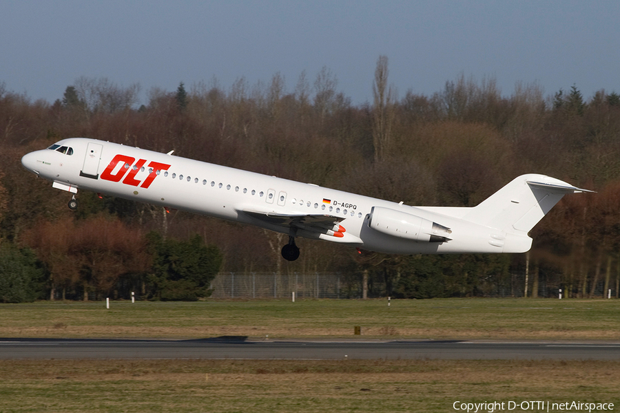OLT - Ostfriesische Lufttransport Fokker 100 (D-AGPQ) | Photo 272281