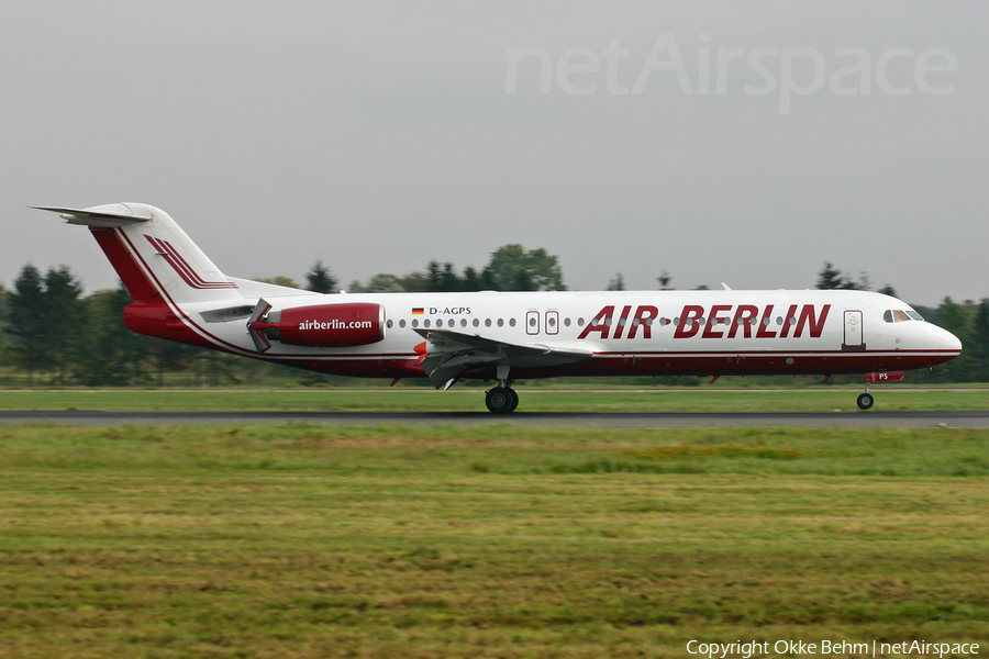 Air Berlin Fokker 100 (D-AGPS) | Photo 193798