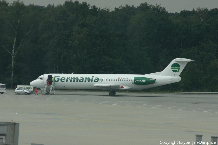 Germania Fokker 100 (D-AGPS) | Photo 548437