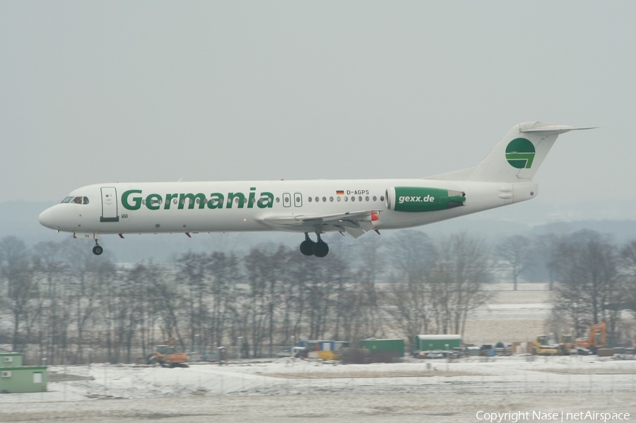 Germania Fokker 100 (D-AGPS) | Photo 279022