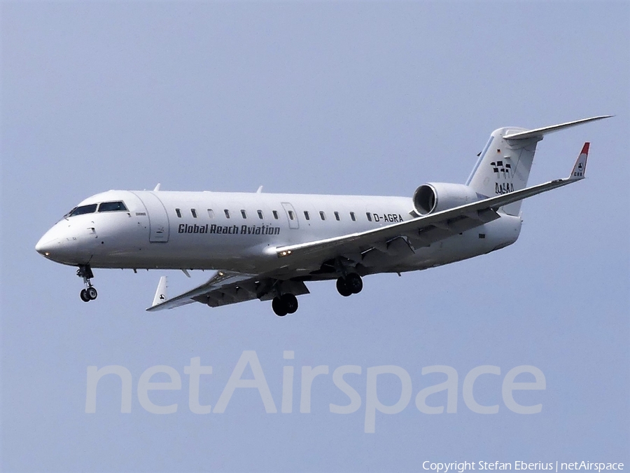 Global Reach Aviation Bombardier CRJ-200LR (D-AGRA) | Photo 256045