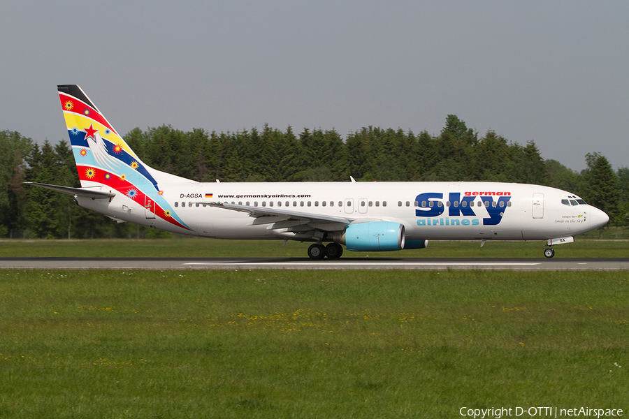 German Sky Airlines Boeing 737-883 (D-AGSA) | Photo 383886