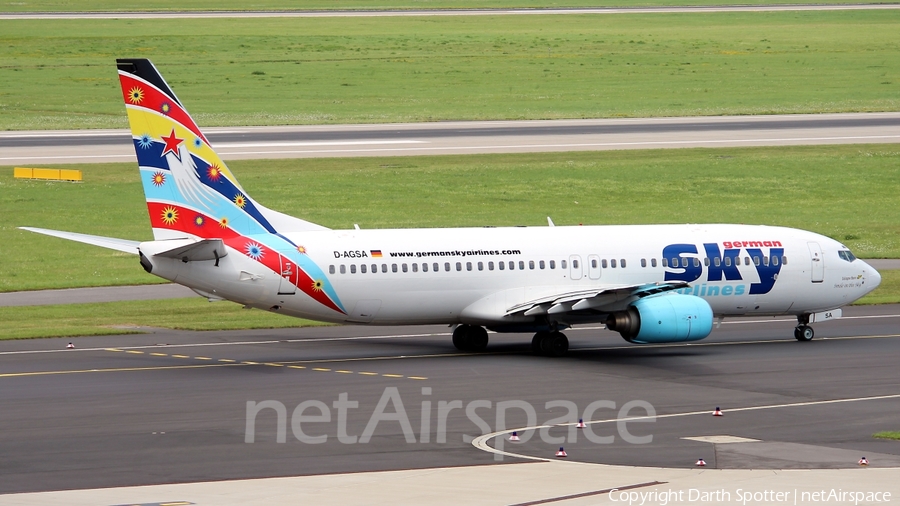 German Sky Airlines Boeing 737-883 (D-AGSA) | Photo 206887