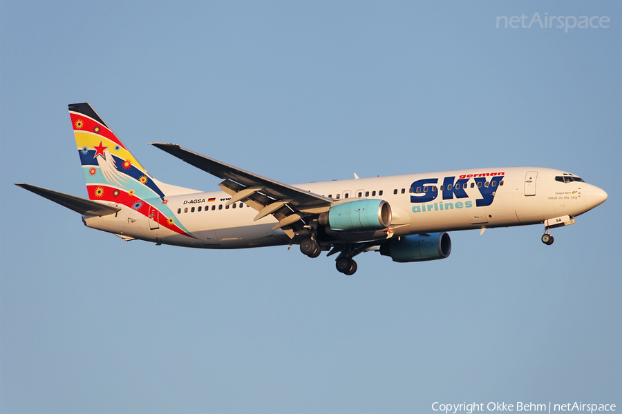 German Sky Airlines Boeing 737-883 (D-AGSA) | Photo 42010