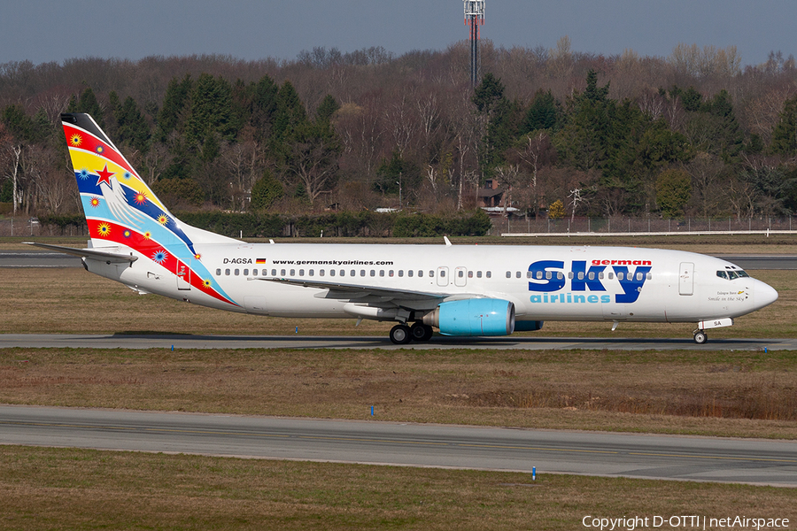 German Sky Airlines Boeing 737-883 (D-AGSA) | Photo 347393