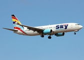 German Sky Airlines Boeing 737-883 (D-AGSA) at  Gran Canaria, Spain