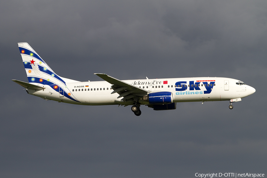 German Sky Airlines Boeing 737-883 (D-AGSB) | Photo 383851