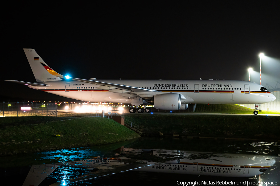 German Air Force (Luftwaffe) Airbus A350-941ACJ (D-AGVT) | Photo 439988