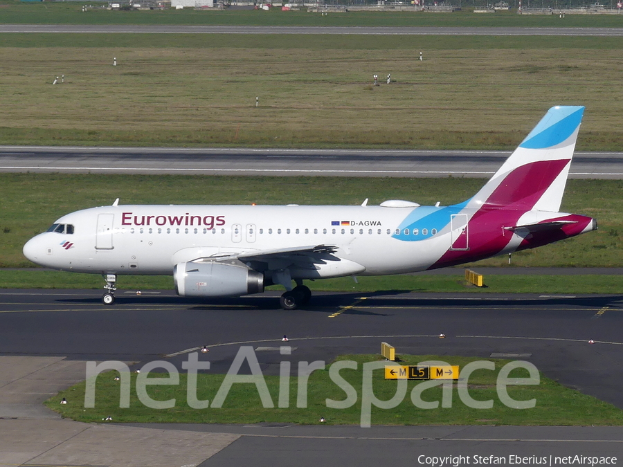 Eurowings Airbus A319-132 (D-AGWA) | Photo 475612