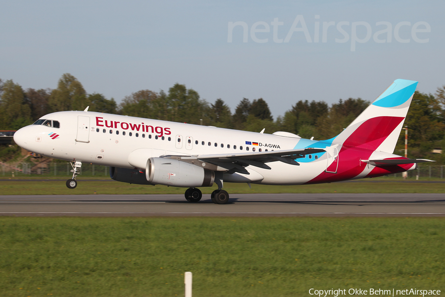 Eurowings Airbus A319-132 (D-AGWA) | Photo 241940
