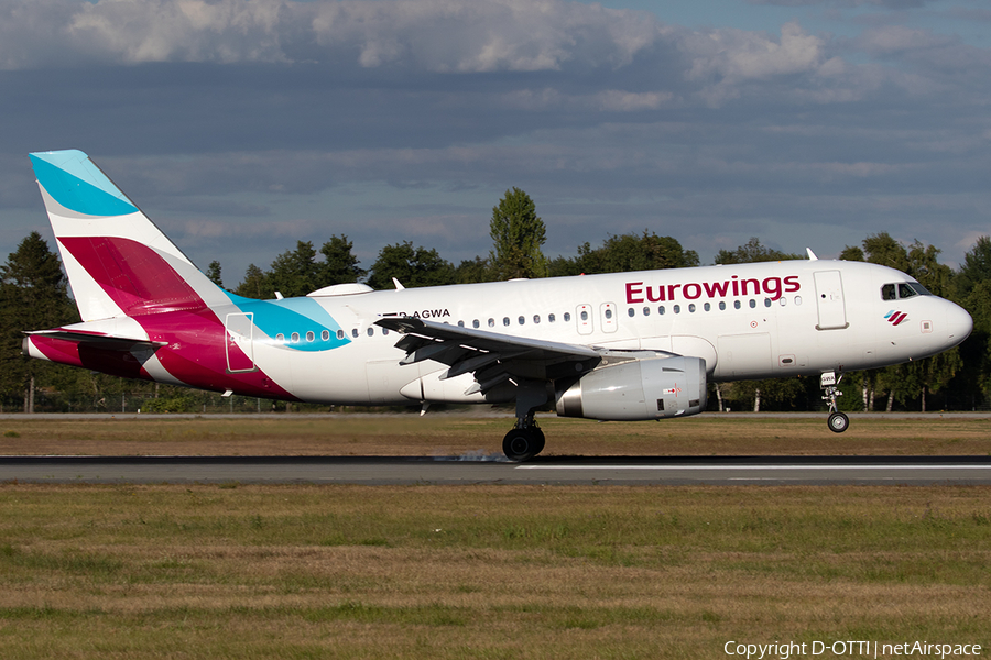 Eurowings Airbus A319-132 (D-AGWA) | Photo 524476