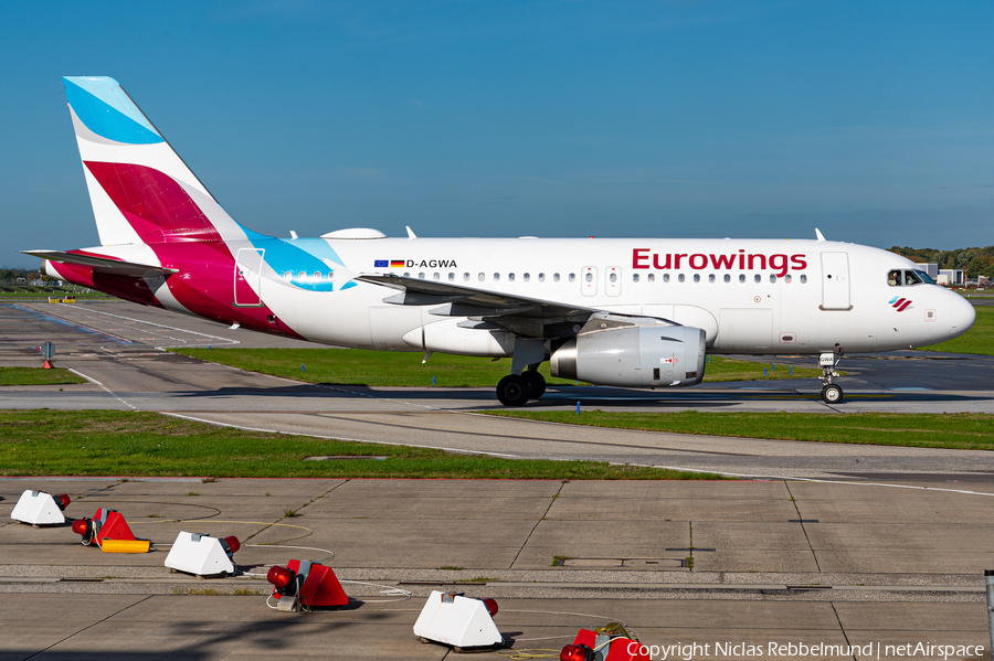 Eurowings Airbus A319-132 (D-AGWA) | Photo 533034