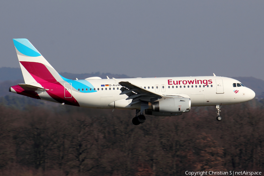 Eurowings Airbus A319-132 (D-AGWB) | Photo 222599