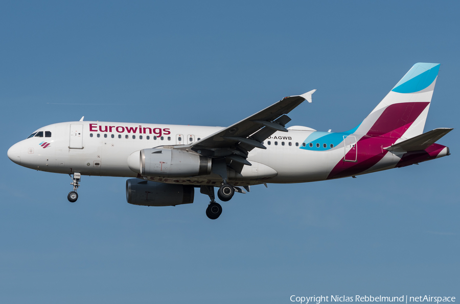 Eurowings Airbus A319-132 (D-AGWB) | Photo 267680