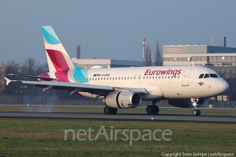 Eurowings Airbus A319-132 (D-AGWB) | Photo 315422