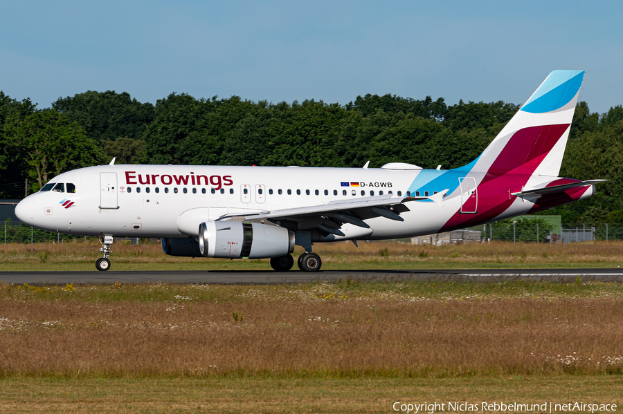 Eurowings Airbus A319-132 (D-AGWB) | Photo 392655