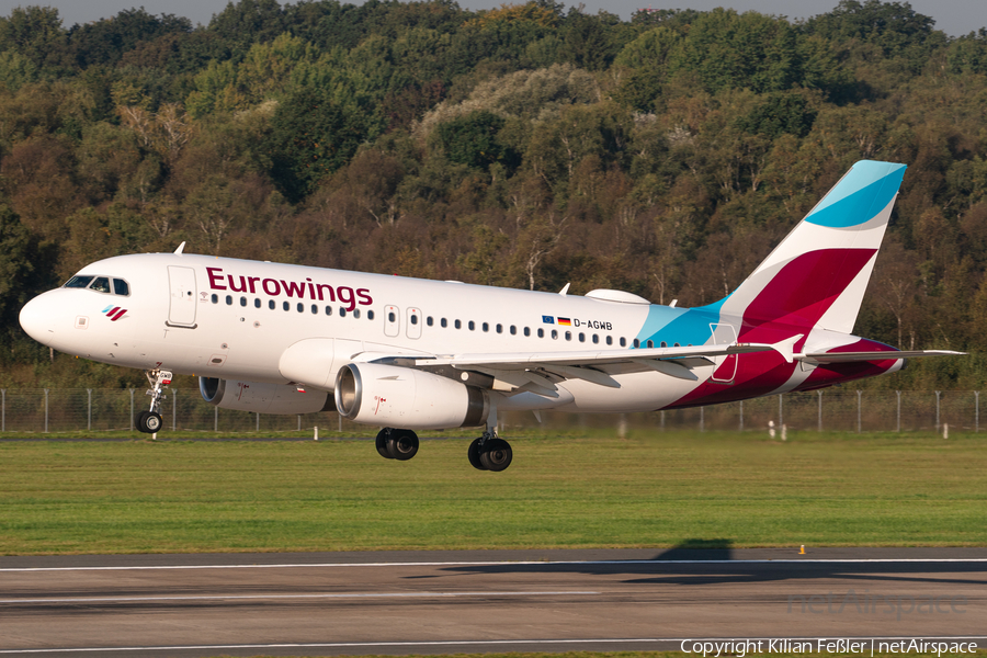 Eurowings Airbus A319-132 (D-AGWB) | Photo 642469