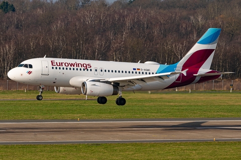 Eurowings Airbus A319-132 (D-AGWC) at  Hamburg - Fuhlsbuettel (Helmut Schmidt), Germany