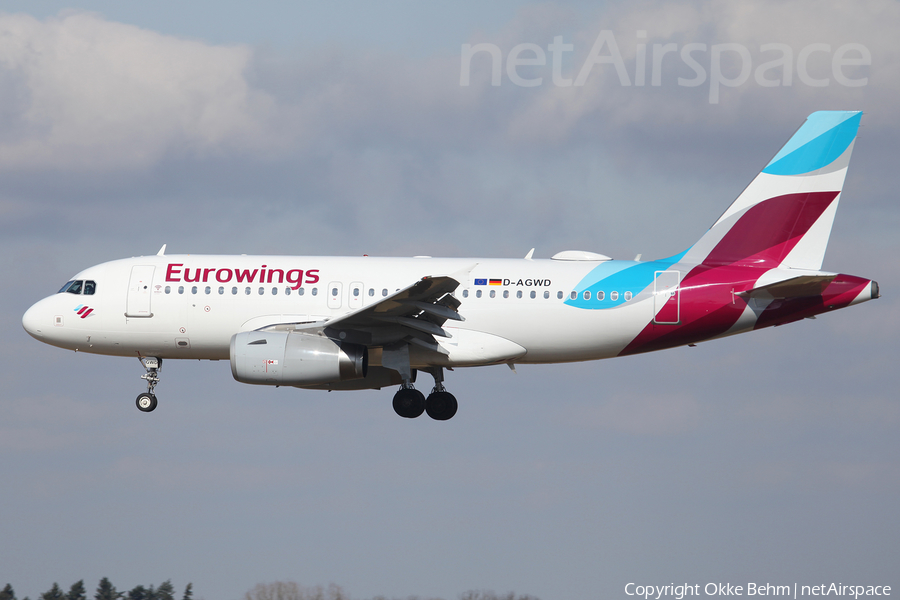 Eurowings Airbus A319-132 (D-AGWD) | Photo 233865