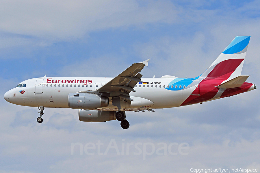 Eurowings Airbus A319-132 (D-AGWD) | Photo 255452