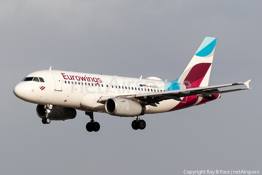 Eurowings Airbus A319-132 (D-AGWD) | Photo 416081