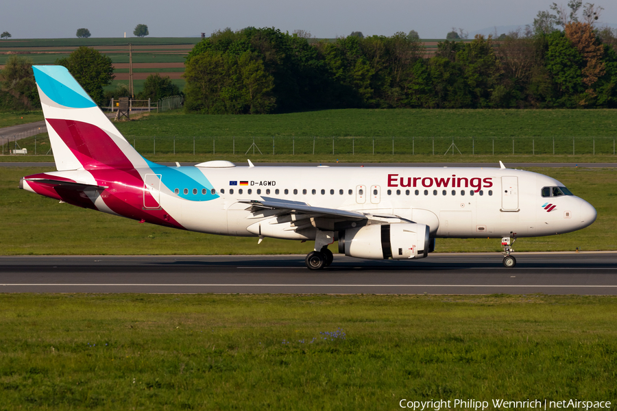 Eurowings Airbus A319-132 (D-AGWD) | Photo 636649