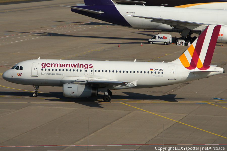 Germanwings Airbus A319-132 (D-AGWD) | Photo 292284