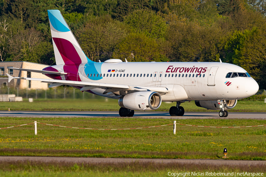 Eurowings Airbus A319-132 (D-AGWE) | Photo 568530