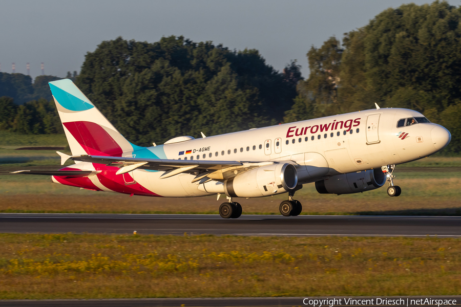 Eurowings Airbus A319-132 (D-AGWE) | Photo 647661