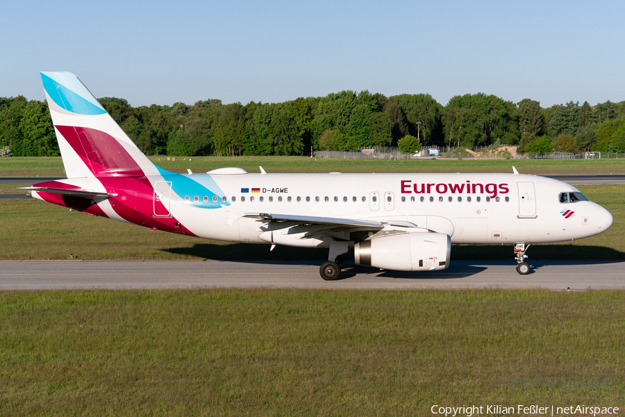 Eurowings Airbus A319-132 (D-AGWE) | Photo 680404