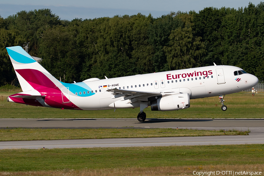 Eurowings Airbus A319-132 (D-AGWE) | Photo 394060