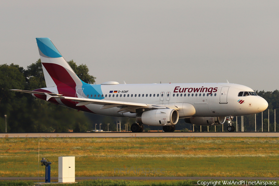 Eurowings Airbus A319-132 (D-AGWF) | Photo 465211