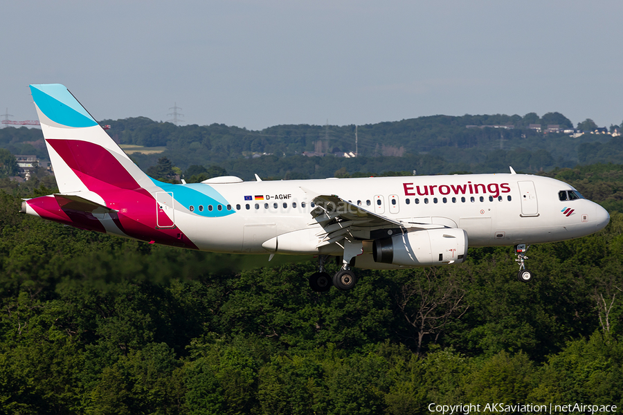Eurowings Airbus A319-132 (D-AGWF) | Photo 454323